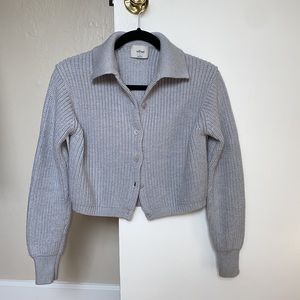Aritzia Wilfred Nasim/Nextdoor Sweater Heather Light Grey
